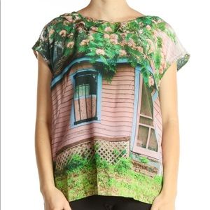 Anthropologie Sarah Ball Photography Blouse size 8